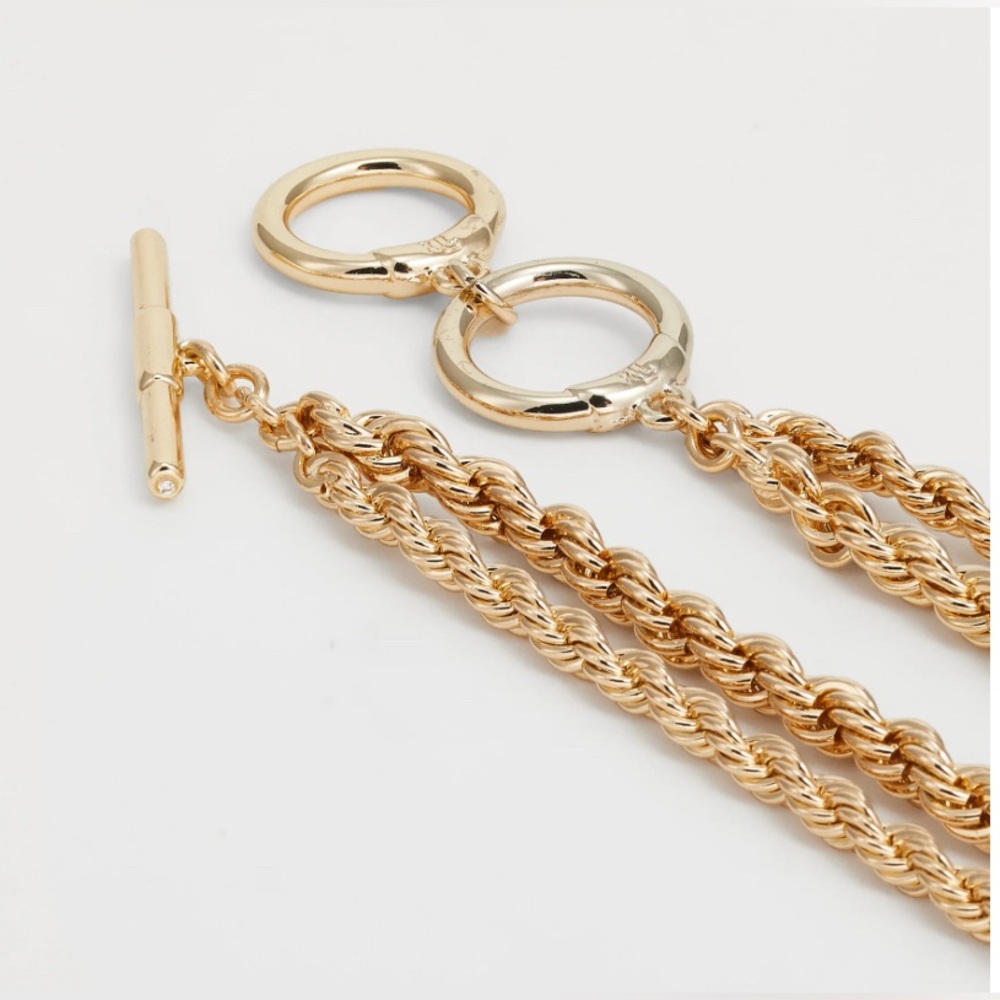 Ralph Lauren Double Row Rope Collar Necklace - Picture 4 of 8